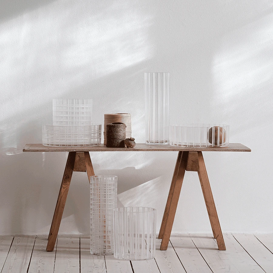 Cut In Number Checkered Vase Low Add EngravingAdd Monogram 3 Cut In Number Checkered Vase Low Add EngravingAdd Monogram - Image 3