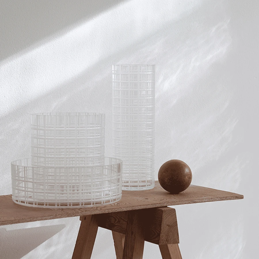 Cut In Number Checkered Vase Tall Add EngravingAdd Monogram 3 Cut In Number Checkered Vase Tall Add EngravingAdd Monogram - Image 3