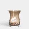 Squeeze Smokey Brown Tulip Vase Add EngravingAdd Monogram
