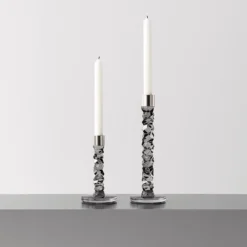 Carat Graphite Candlestick Small -Orrefors Shop 1680720202079 6590173 3