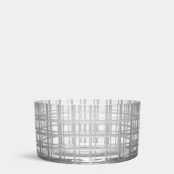 Cut In Number Checkered Bowl Small Add EngravingAdd Monogram