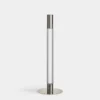 Lumiere Candlestick Silver Large