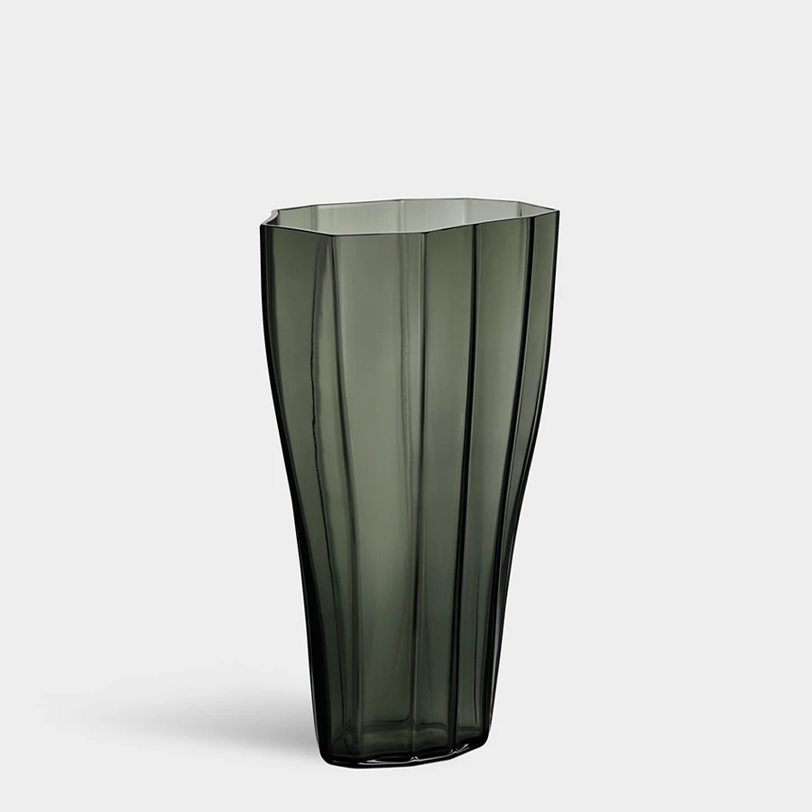 Reed Vase Moss Green Medium Add EngravingAdd Monogram 2 Reed Vase Moss Green Medium Add EngravingAdd Monogram - Image 2