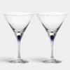 Intermezzo Blue Martini - Set Of 2 Add EngravingAdd Monogram