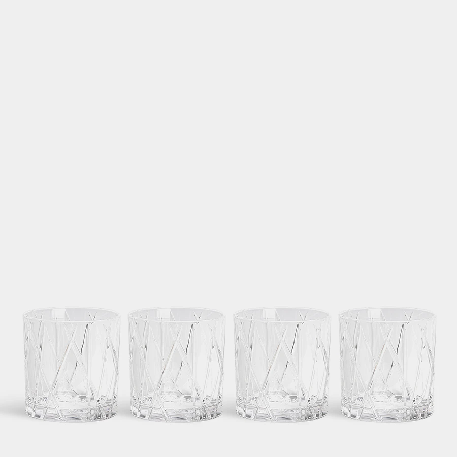 City Double Old Fashioned - Set Of 4 Add EngravingAdd Monogram 1 City Double Old Fashioned - Set Of 4 Add EngravingAdd Monogram