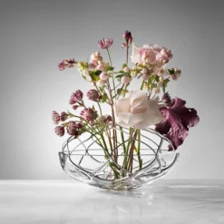 Bloom Vase Low Add EngravingAdd Monogram 8 Bloom Vase Low Add EngravingAdd Monogram -Orrefors Shop 6400025 3