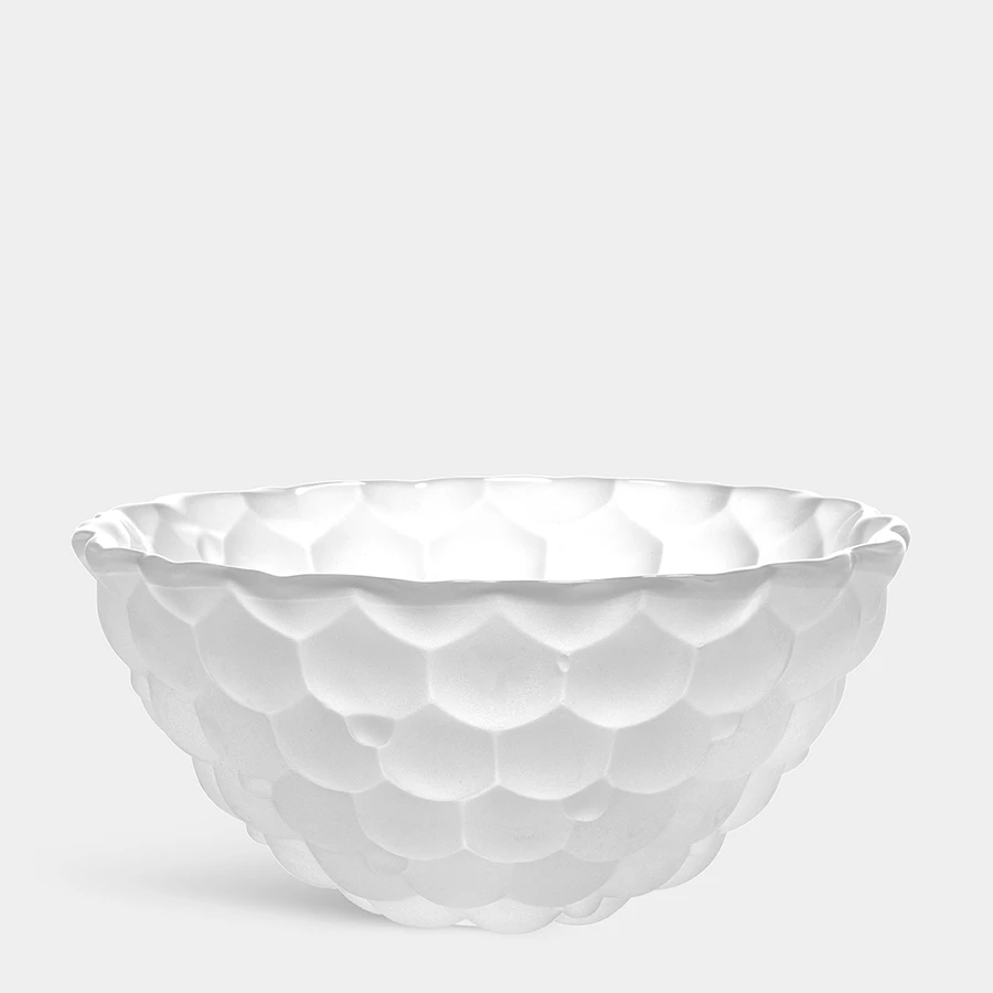 Raspberry Frosted Bowl Medium Add EngravingAdd Monogram 1 Raspberry Frosted Bowl Medium Add EngravingAdd Monogram