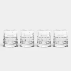 Street Old Fashioned - Set Of 4 Add EngravingAdd Monogram