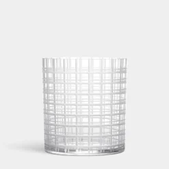 Cut In Number Checkered Vase Low Add EngravingAdd Monogram