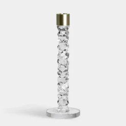 Carat Candlestick Brass Large