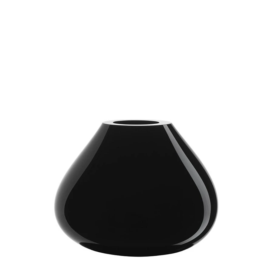 Ebon Black Vase Medium Add EngravingAdd Monogram 2 Ebon Black Vase Medium Add EngravingAdd Monogram - Image 2