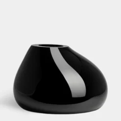 Ebon Black Vase Large Add EngravingAdd Monogram