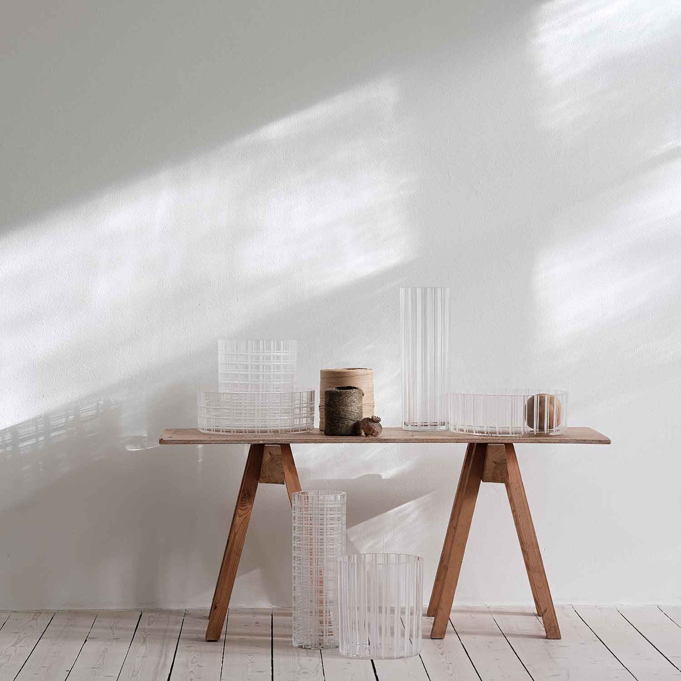 Orrefors Shop -Orrefors Shop Cut In Number Checkered Vase Tall Add EngravingAdd